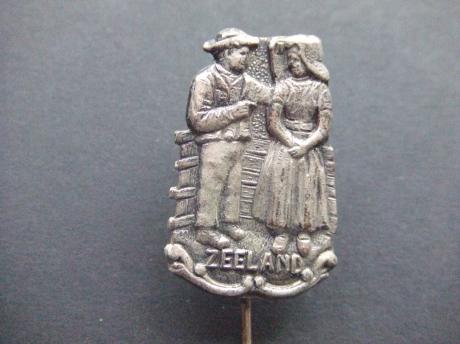 Zeeland ouderwetse klederdracht zilverkleurig